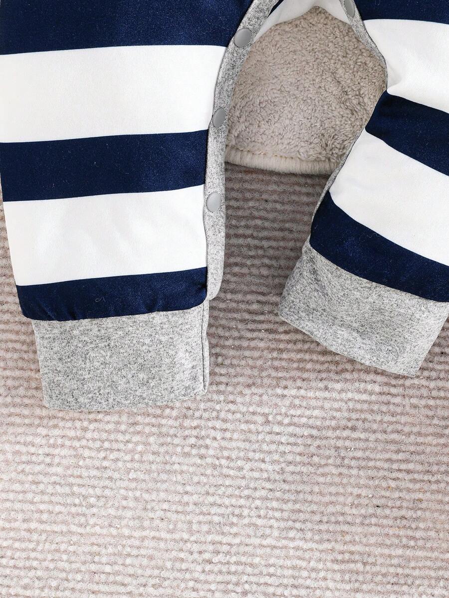 Conjunto 3 Peças para Bebê Menino – Macacão e Calça Listrados e Estampados de Estrela, Casual e Confortável