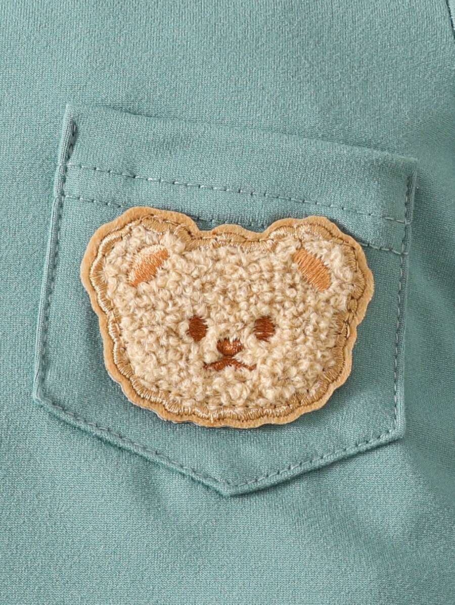 Conjunto 3 Peças para Bebê Menino – Macacão e Calça Listrados e Estampados de Estrela, Casual e Confortável