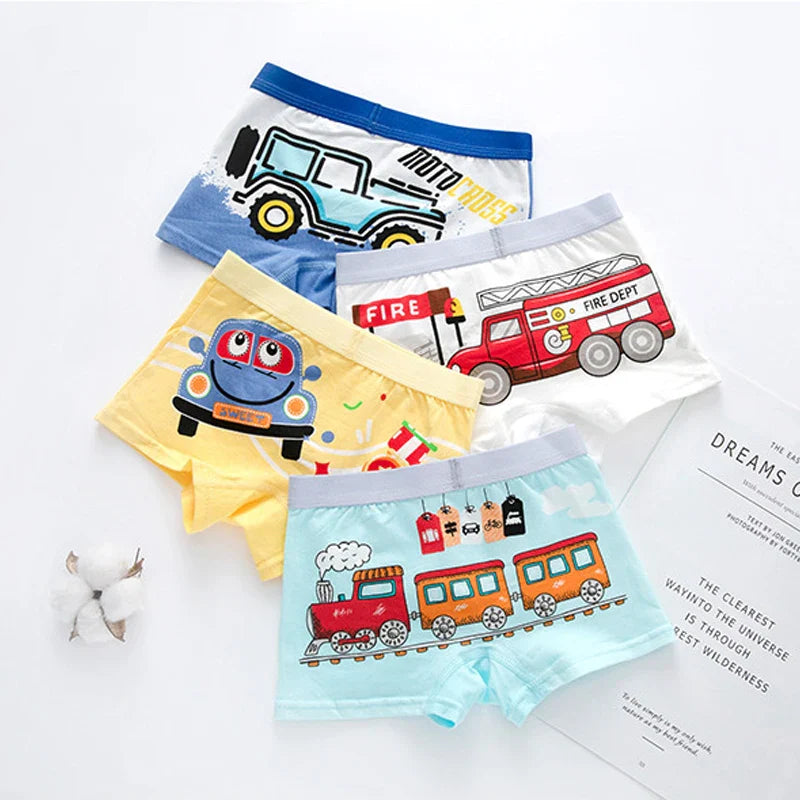Kit 4 Cuecas Boxer